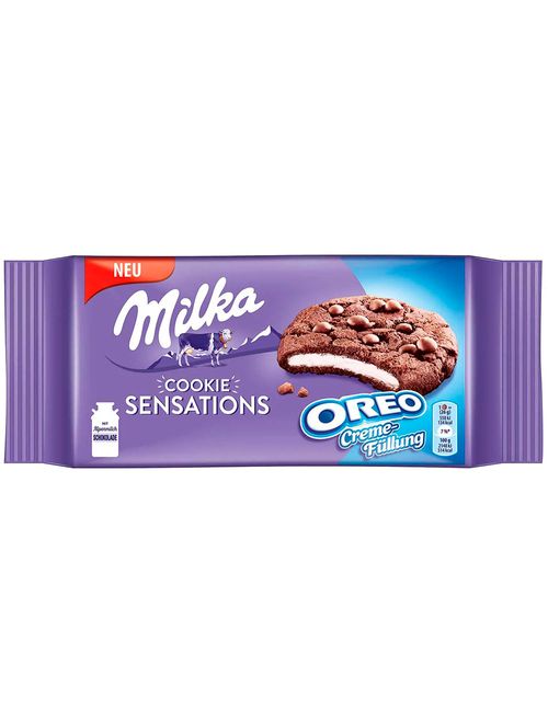 Cookies Gotas Recheado Oreo Creme Sensations 156g - Milka