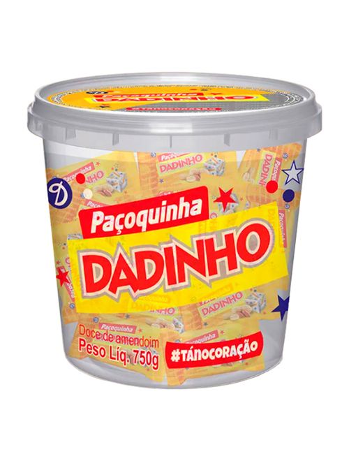 Dadinho Paçoquinha Rolha 750g - Dizioli