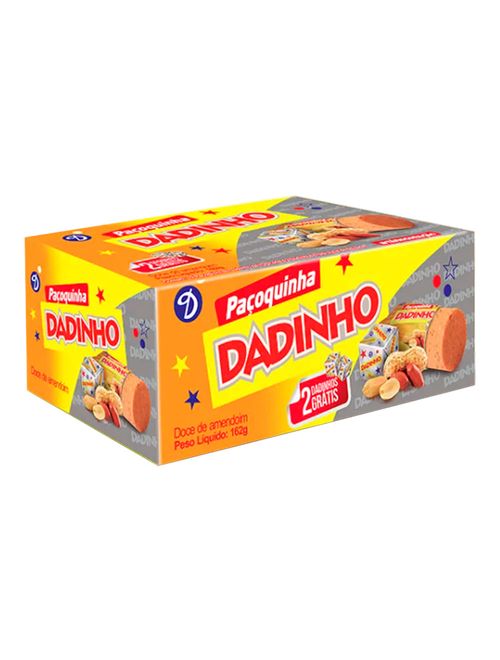 Dadinho Paçoquinha Rolha 162g - Dizioli