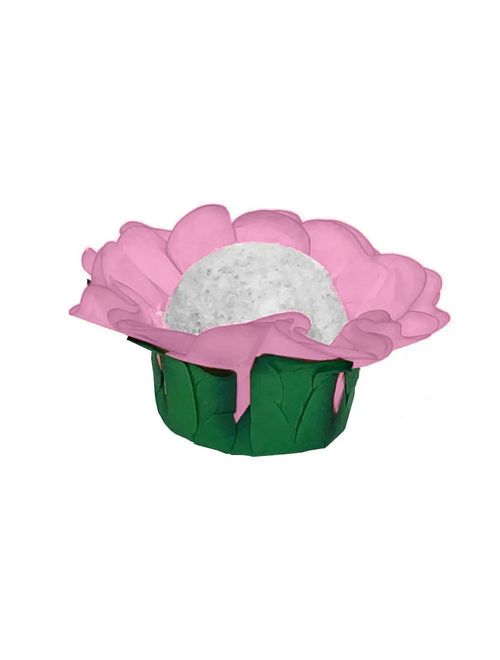 Forminha para Casamento Flor Jasmim Rosa Bebê c/24 - Dafesta