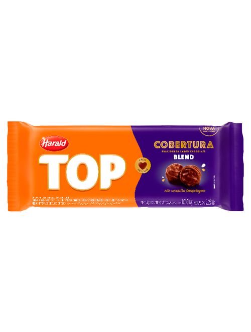 Barra de Chocolate Fracionado Top Blend 1,01kg - Harald