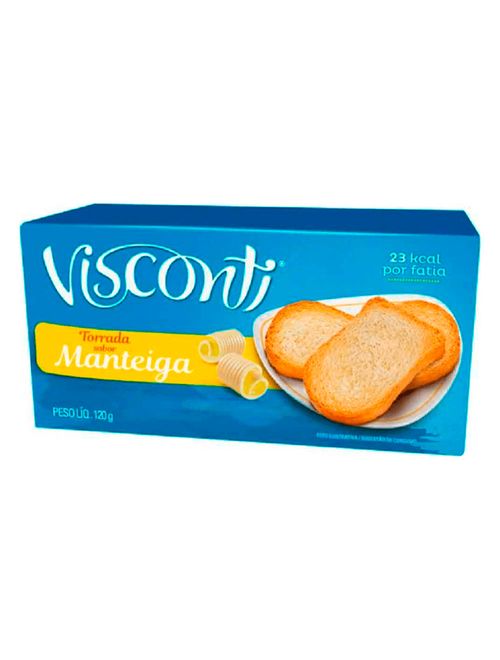 Torrada Manteiga 120g - Visconti