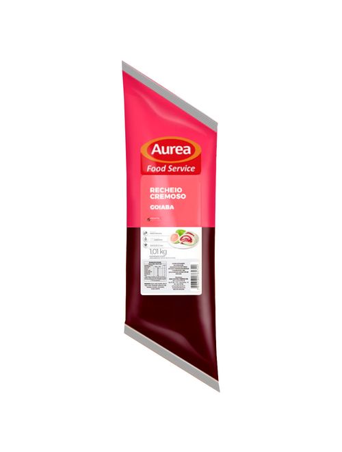 Recheio Cremoso Sabor Goiaba Saco 1,01kg - Áurea