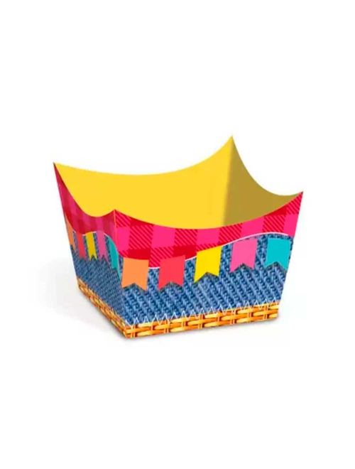 Festa Junina Arraiá Forminha para Doces c/24 - Cromus