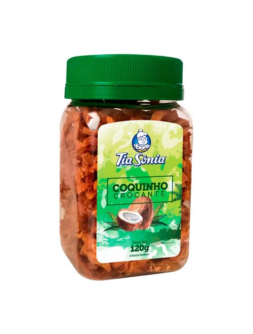 Snack Coquinho Crocante 120g - Tia Sônia