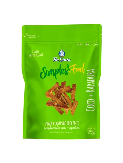 Snack Coquinho Crocante 25g - Tia Sônia