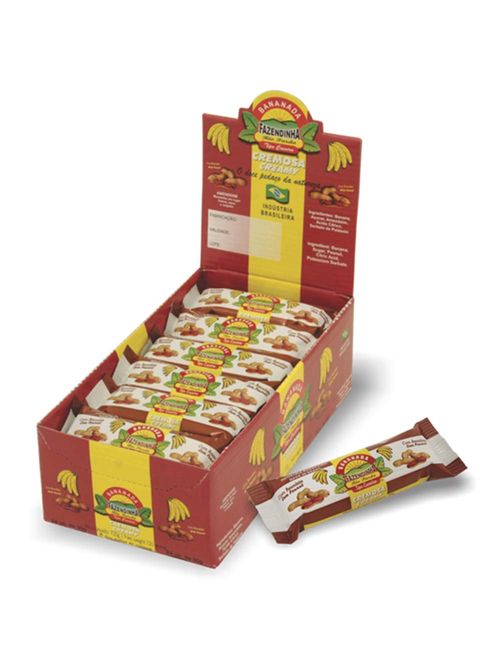 Doce de Banana com Amendoim c/24 - Fazendinha Rio Pardo