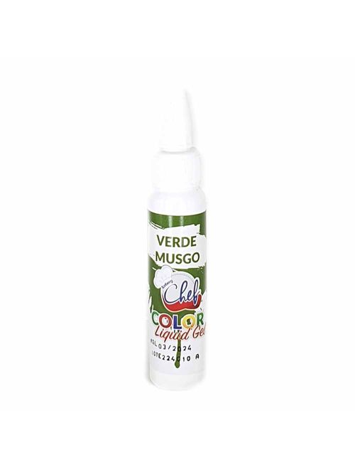 Corante Líquido Gel Verde Musgo 25g - Iceberg Chef