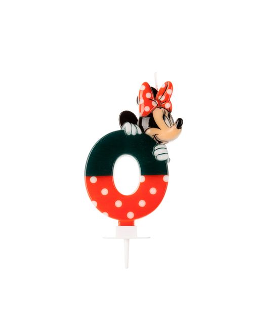Minnie Vela de Aniversário Número 0 - Silver Festas