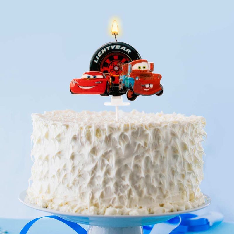 Mc-Queen-e-Mate-Vela-de-Aniversario-Carros---Silver-Festas
