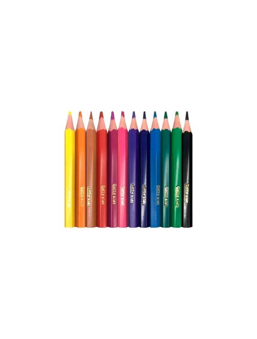 Lápis de Cor Mini c/ 12 - Gatte Kids