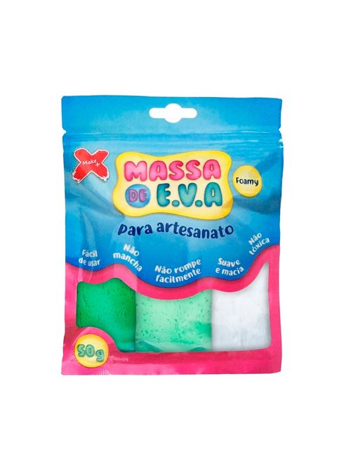 Massa de EVA 3 Cores 50g - Make+