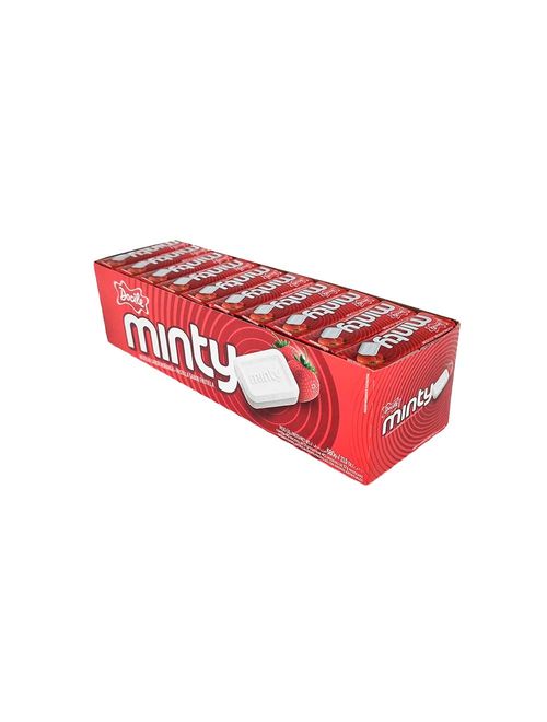 Pastilha Minty Sabor Morango 17g c/40 - Docile