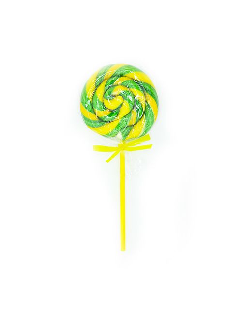 Pirulito Psicodélico Verde e Amarelo 70g - Arte Cor