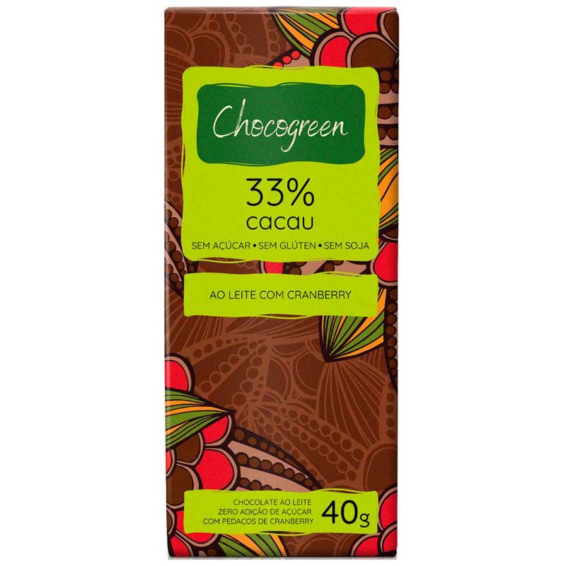 Tablete-Chocolate-ao-Leite-com-Cranberry-Vegano-33--Cacau-40g---Chocogreen