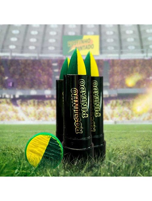 Batom Brasil Verde e Amarelo - Rostinho Pintado