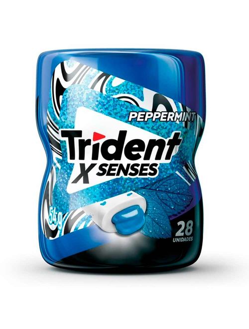 Goma de Mascar Trident X-Senses Peppermint c/6 - Adams