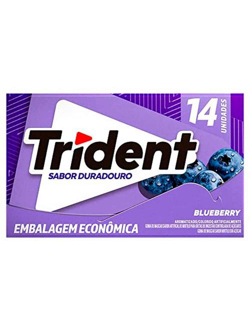 Goma de Mascar Trident Menta Blueberry 25g - Adams