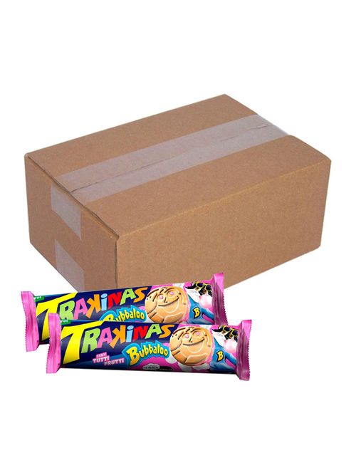 Kit Biscoito Recheado Trakinas Bubbaloo c/24 - Nabisco