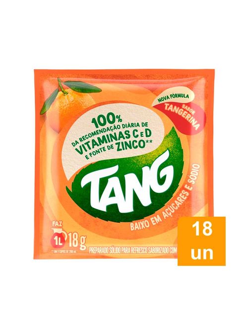 Refresco em Pó Tang Tangerina 18g c/18 - Suchard