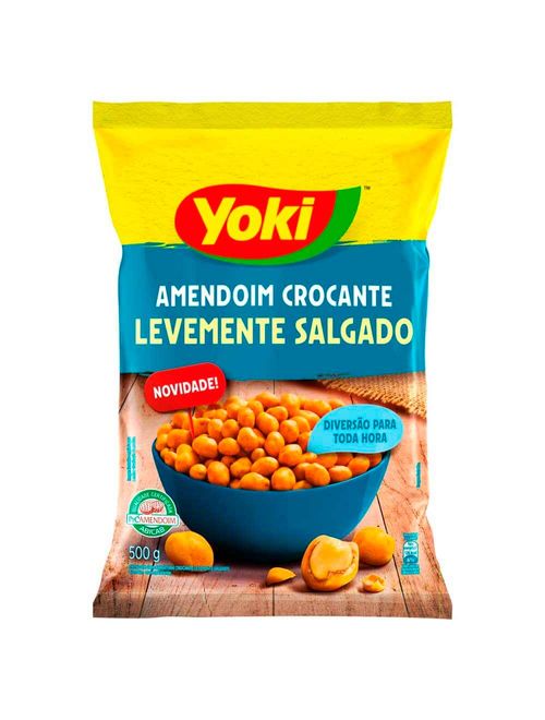 Amendoim Crocante Levemente Salgado 500g - Yoki