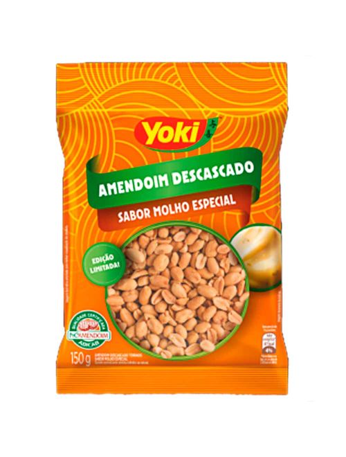 Amendoim Descascado Sabor Molho Especial 150g - Yoki