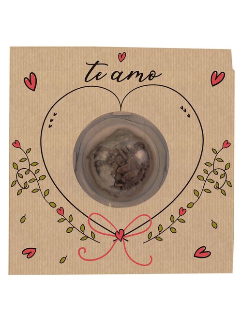 Cartão para Bombom Te Amo 11x11cm Un - Carber