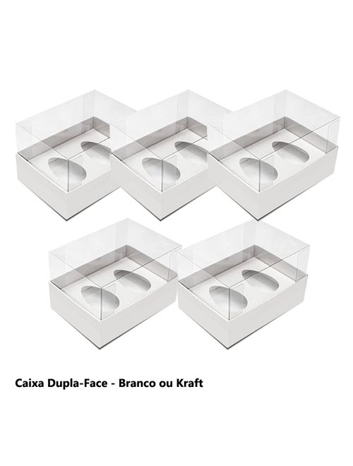 Caixa para Ovo de Colher Dupla Face 2 Berços 50g  c/5 - Sulformas