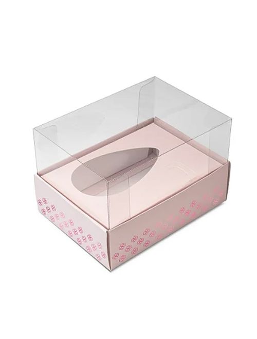 Caixa para Ovo de Colher Multi Berço 100g/150g Rosa Fiori - Sulformas