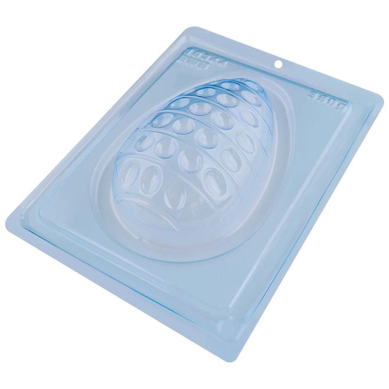 Forma PVC Silicone Ovo Pop It Concavo 350g Ref.10344 - BWB - Doce Malu