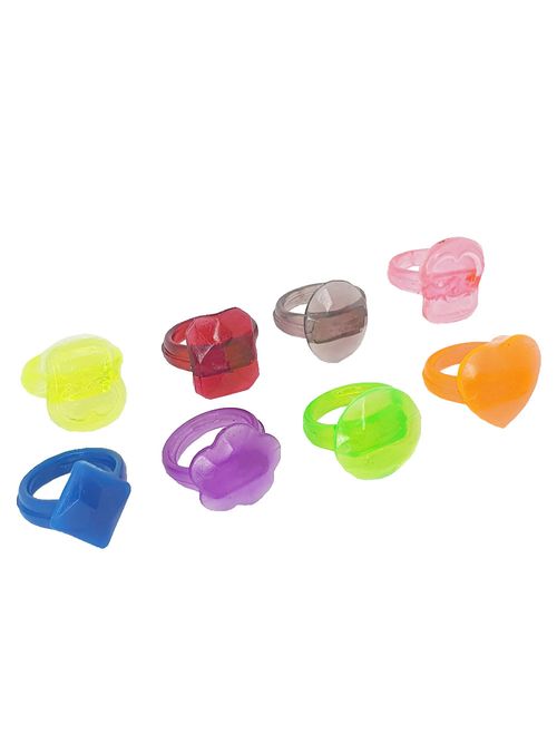 Anel Cristal Colorido c/25 - Mini Toys