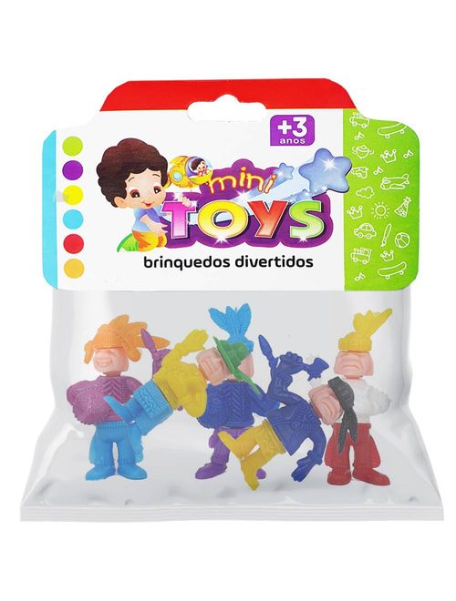 Mini Índio c/5 - Mini Toys