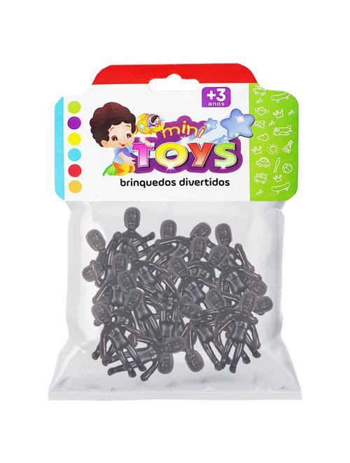 Mini Boneco Preto c/25 - Mini Toys