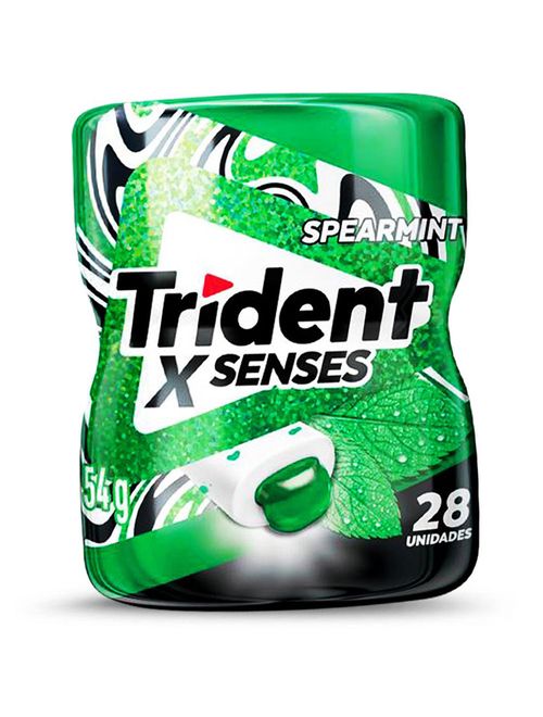 Goma de Mascar Trident X-Senses Spearmint c/6 - Adams