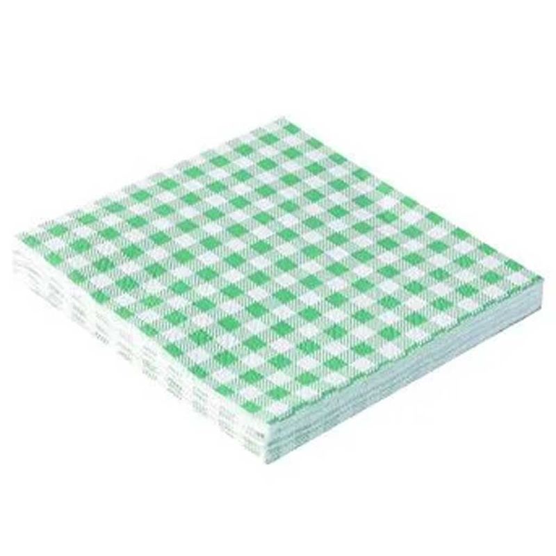 Guardanapo-Xadrez-Verde-Branco-33x33cm-c-20---Silver-Festas