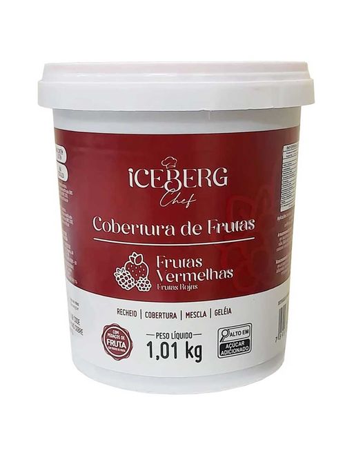 Cobertura de Frutas Frutas Vermelhas 1,01kg - IcebergChef