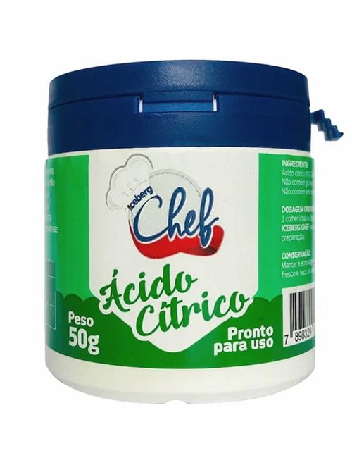Ácido Cítrico Prontopara Uso 50g - IcebergChef