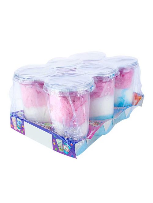 Algodão Doce Colorido 20g Azul, Branco e Rosa c/6 - Buschle