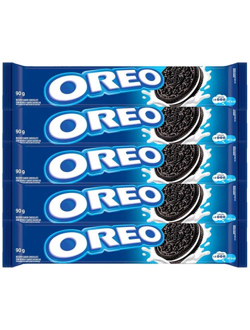 Kit 5 Oreo Baunilha 90g - Mondelez