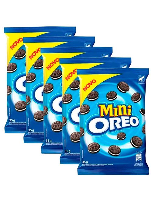 Kit 5 Mini Oreo 35g - Mondelez