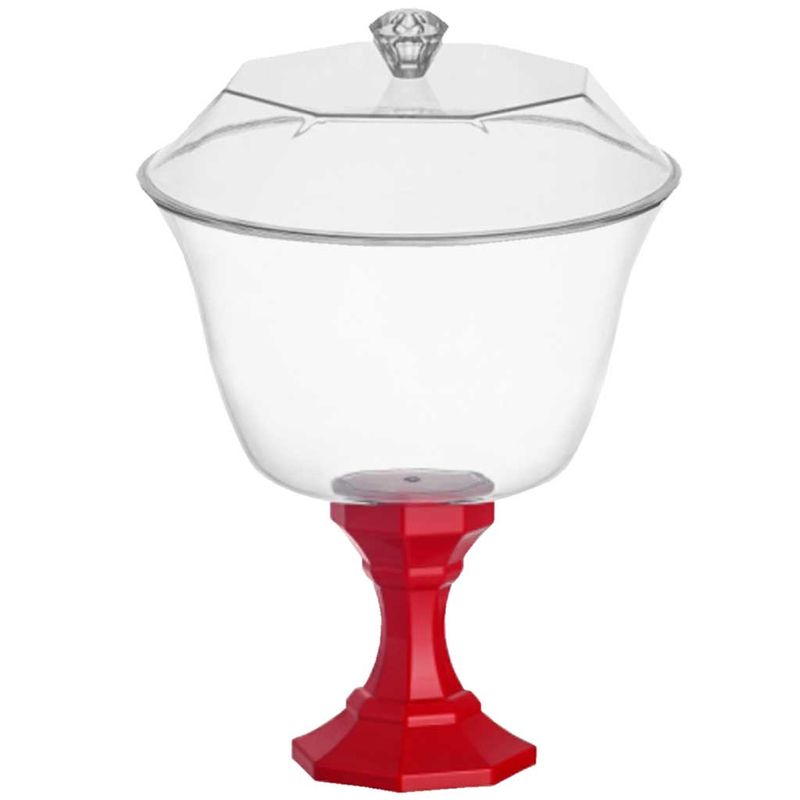 Taca-Acrilico-Diamante-com-Tampa-Vermelha-1250ml---FestPlastik