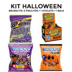 Doces-Guloseimas-Dia-das-Bruxas-Halloween-2-Pirulitos--Abobora-Bruxolito--1-Chicle-e-1-Bala-Chiclete