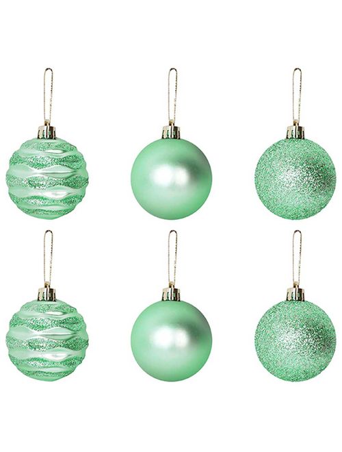 Bola de Natal Nº6 Wave Oceane c/6 - Art Christmas