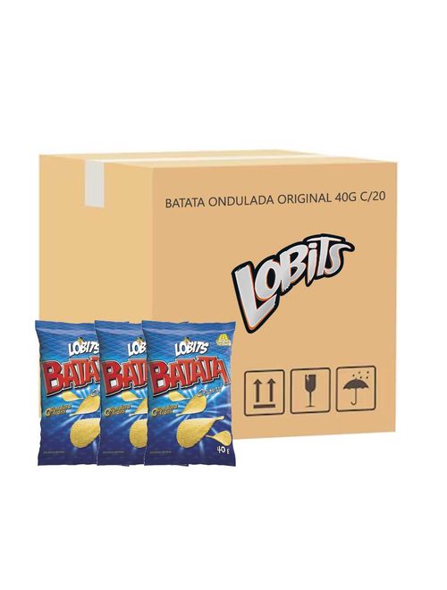 Caixa de Batata Ondulada Original 40g c/20 - Lobits