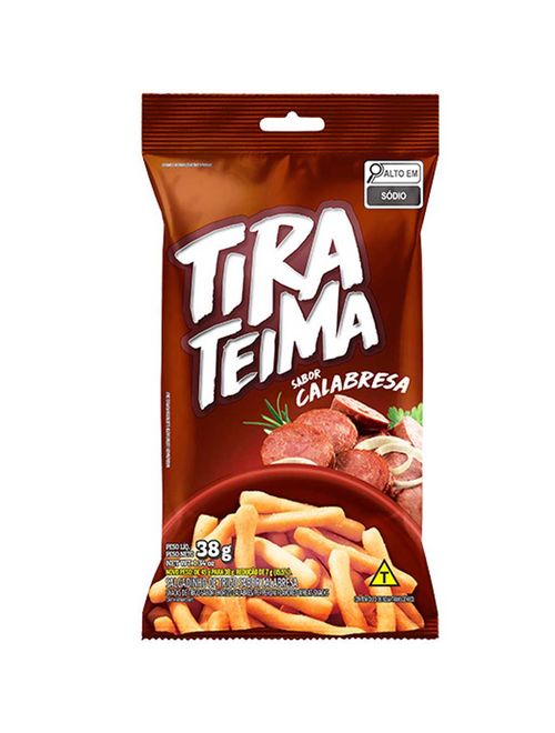 Salgadinho Tira Teima Sabor Calabresa 38g c/20 - Lobits