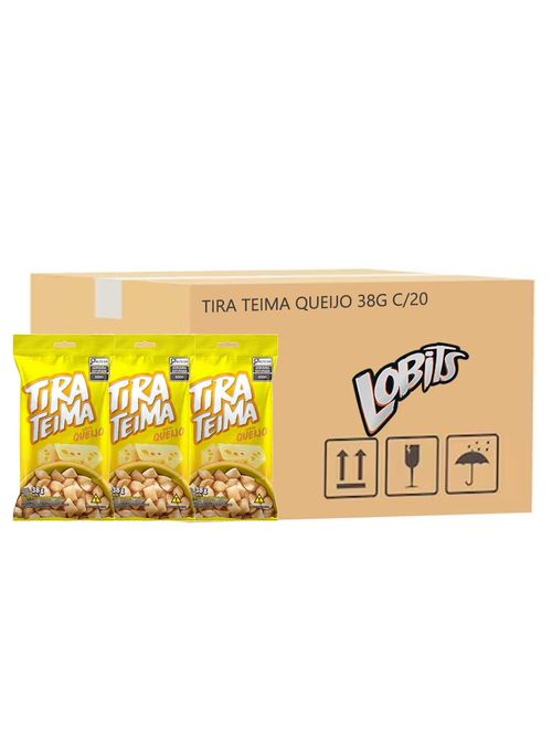 Salgadinho Tira Teima Sabor Queijo 38g c/20 - Lobits