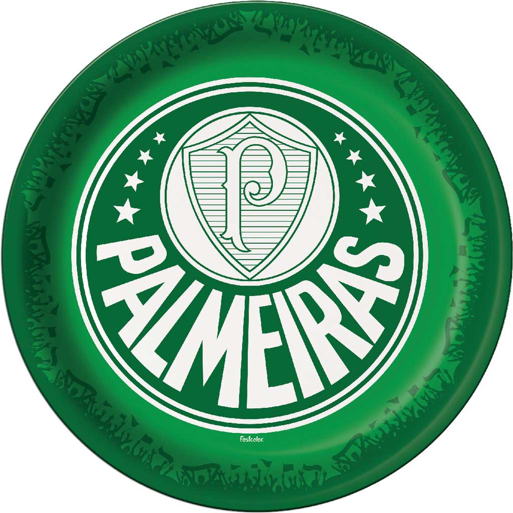 Palmeiras 2023 Prato Redondo c/8 - Festcolor