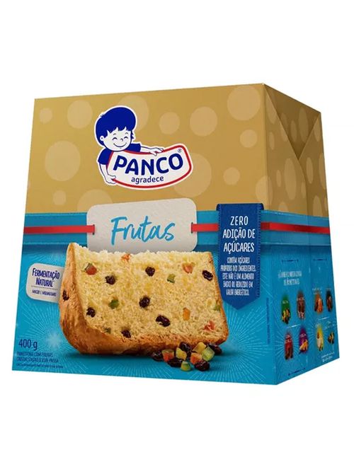 Panettone Frutas Cristalizadas Zero Açúcar 400g - Panco