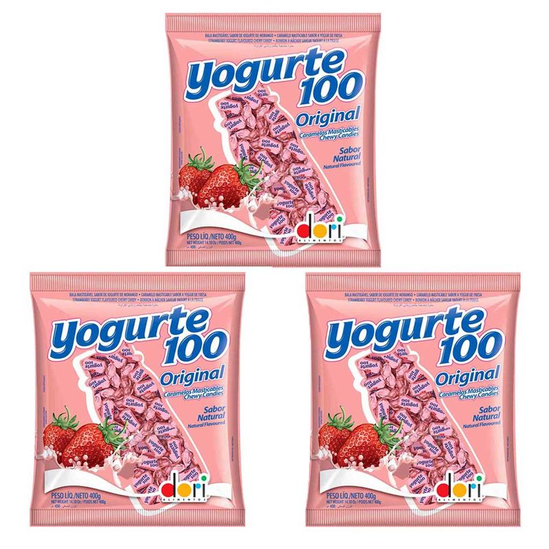 Kit-3-Balas-Yogurte-100-Original-400g---Dori