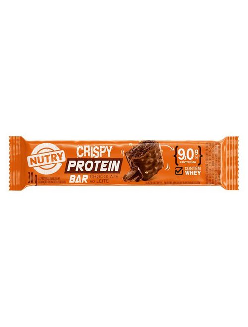 Barra Crispy Protein Nutry Chocolate ao Leite c/3 - Nutrimental